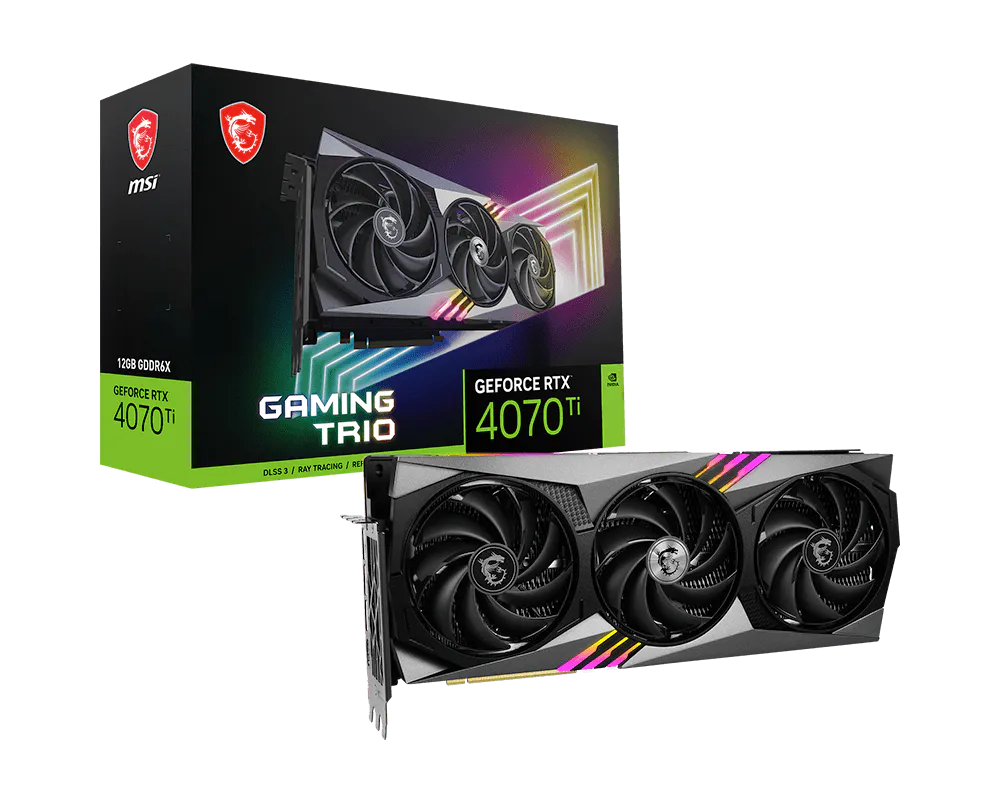 MSI GeForce RTX 4070 Ti GAMING TRIO 12G